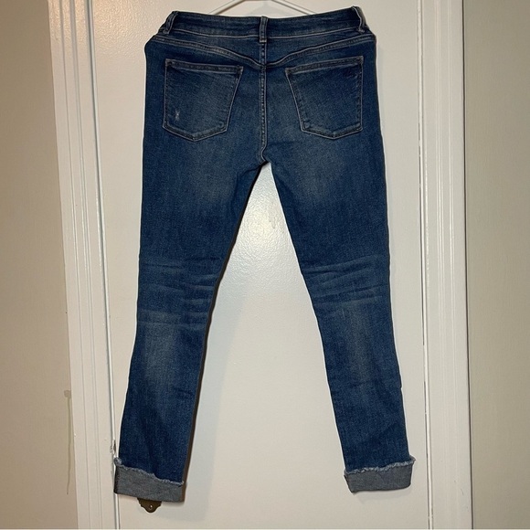 Dl1961 Florence Instascrupt Cropped Distressed Jean size 27 in color Harbor - Picture 2 of 6